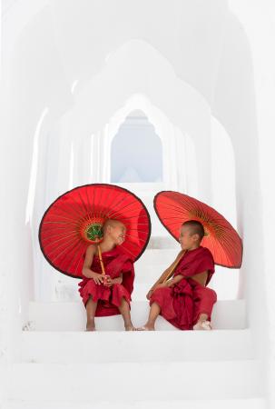 Two novice monks, Myanmar