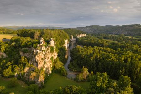 Lacave on the river Dordogne, Lot, France