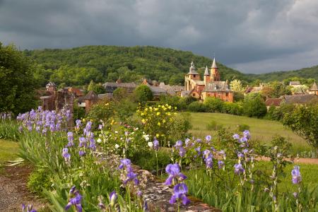 Collonges-la-Rouge in the spring, Correze, Nouvelle-Aquitaine, France