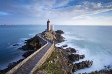 Petit Milou lighthouse, Brittany, France