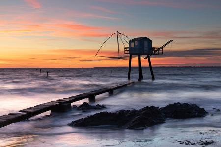 Fishing hut, Pornic, France