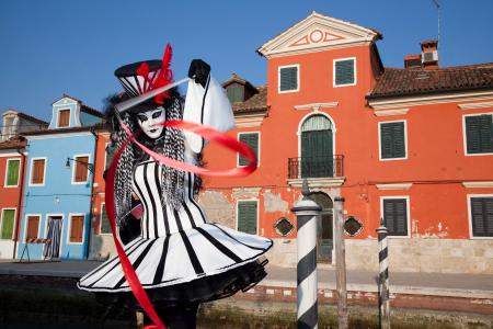 Daniella the clown, Venice Carnival