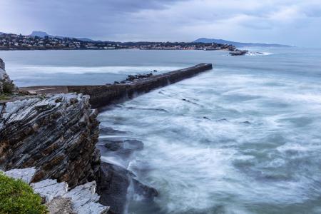 Stormy sea, Saint-Jean-de-Luz