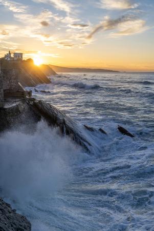 Lighthouse at sunset