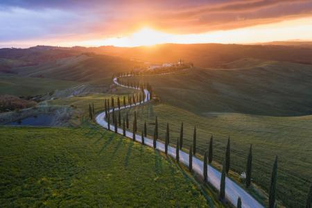 Windy road